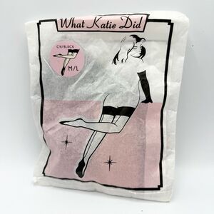 What Katie Did Glamour Seamed Stockings - NEW - Women’s US M/L